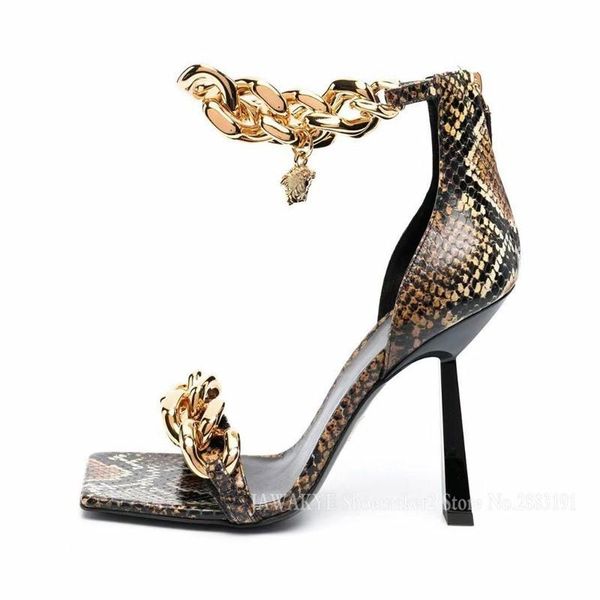 dress shoes chain ankle strap women high heels sandals metal decor runway one party wedding square toe stilettos shoe, Black
dress shoes chain ankle strap women high heels sandals metal decor runway one party wedding square toe stilettos shoe, Black