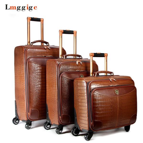 suitcases 16"20"24"wheel bag rolling luggage case high-grade crocodile pattern pu leather travel trolley box business laptop
suitcases 16"20"24"wheel bag rolling luggage case high-grade crocodile pattern pu leather travel trolley box business laptop