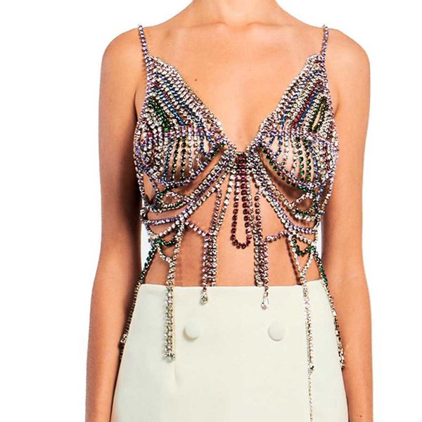 glaming new tassel luxury chest chain rhinestone bra bikini harness mesh crystal underwear chain halloween jewelry clothes p0811, Silver
glaming new tassel luxury chest chain rhinestone bra bikini harness mesh crystal underwear chain halloween jewelry clothes p0811, Silver