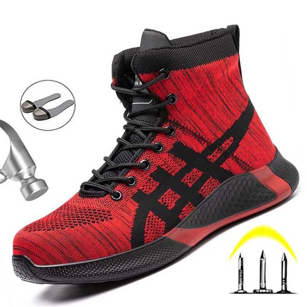 anti-puncture work safety shoes for men protective footwear steel toe sneakers male light indestructible boots 211022, Black
anti-puncture work safety shoes for men protective footwear steel toe sneakers male light indestructible boots 211022, Black