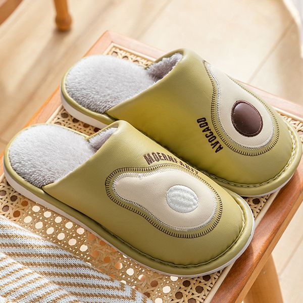 fashion leather indoor slippers women warm plush home slipper anti-slip soft lovers winter shoes cartoon avocado ladies slides, Black
fashion leather indoor slippers women warm plush home slipper anti-slip soft lovers winter shoes cartoon avocado ladies slides, Black