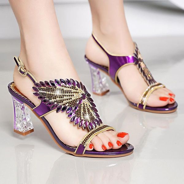 sandalia feminina sandals crystal set high heels shoes fashion hoof comfortable women, Black
sandalia feminina sandals crystal set high heels shoes fashion hoof comfortable women, Black