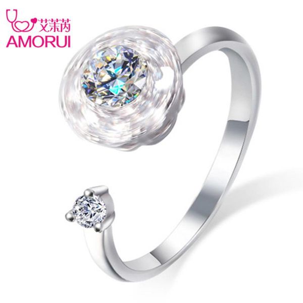 cluster rings amorui womens zircon motivation for women adjustable engagement/wedding rotating dancing ring anniversary jewelry gift, Golden;silver
cluster rings amorui womens zircon motivation for women adjustable engagement/wedding rotating dancing ring anniversary jewelry gift, Golden;silver