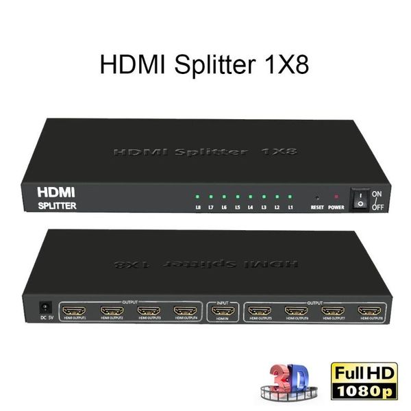 audio cables & connectors besiuni 1x8 splitter one in eight out video distributor support full hd 3d 1080p/60hz
audio cables & connectors besiuni 1x8 splitter one in eight out video distributor support full hd 3d 1080p/60hz
