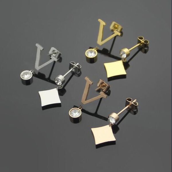 titanium steel women designer stud luxury style simple v letter single diamond couple earrings for lady party wedding hoop wholesale, Golden;silver
titanium steel women designer stud luxury style simple v letter single diamond couple earrings for lady party wedding hoop wholesale, Golden;silver
