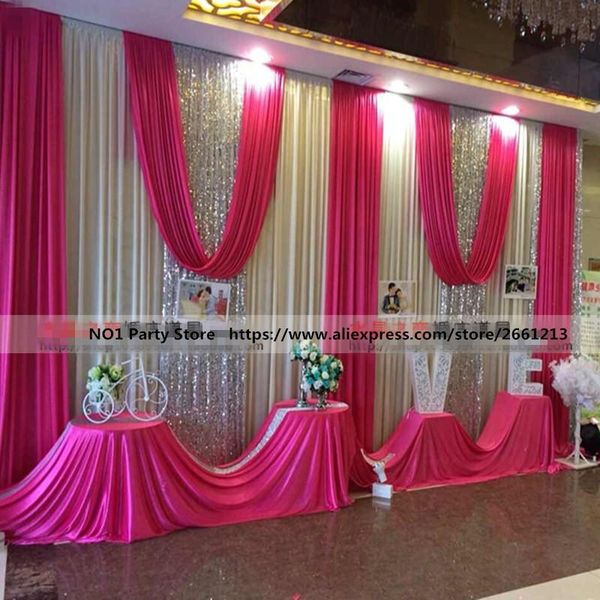 party decoration luxury sequins wedding stage background 10ftx20ft white curtain with swag backdrop event decorations
party decoration luxury sequins wedding stage background 10ftx20ft white curtain with swag backdrop event decorations