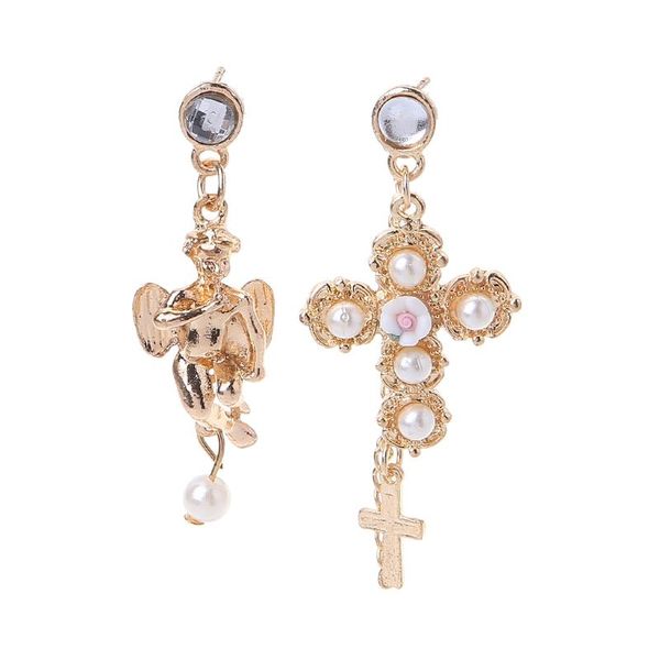dangle & chandelier golden cross angle wing imitation pearl pendant drop earrings for women jewelry, Silver
dangle & chandelier golden cross angle wing imitation pearl pendant drop earrings for women jewelry, Silver