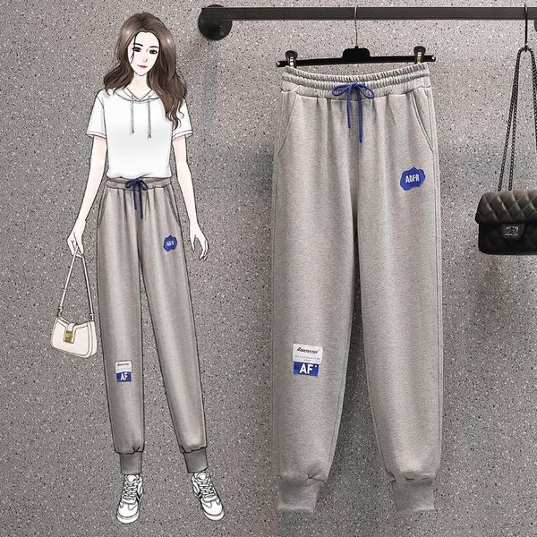 women's pants & capris 2021 autumn streetwear plus size clothes trousers bottoms drawstring sweatpants for women, Black;white
women's pants & capris 2021 autumn streetwear plus size clothes trousers bottoms drawstring sweatpants for women, Black;white