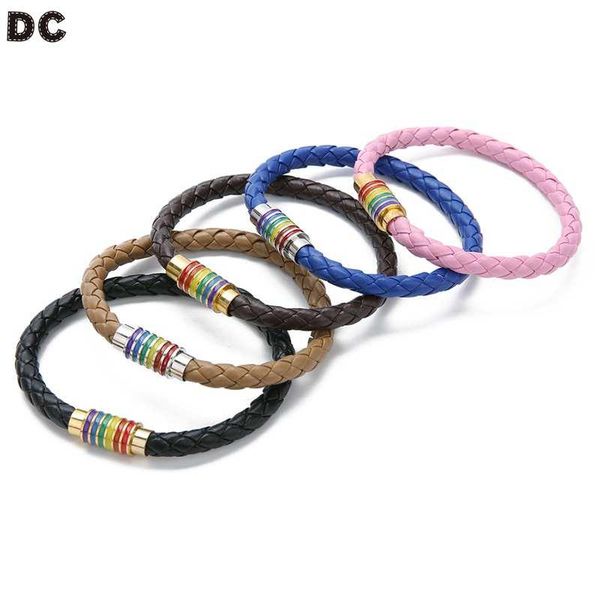 charm bracelets dc punk bracelet fashion jewelry personality leather multi colors alloy magnet clasp party wedding wrist trinkets gift, Golden;silver
charm bracelets dc punk bracelet fashion jewelry personality leather multi colors alloy magnet clasp party wedding wrist trinkets gift, Golden;silver