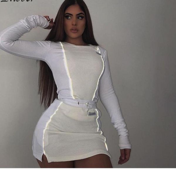 two piece dress nibber fashion reflective patchwork sportswear 2pieces sets femme 2021 white knitting women tee mini shirts skirts suit
two piece dress nibber fashion reflective patchwork sportswear 2pieces sets femme 2021 white knitting women tee mini shirts skirts suit