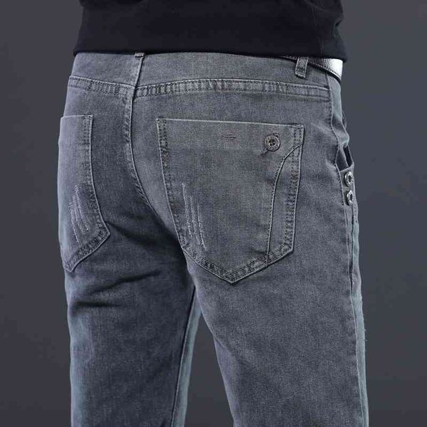 men's mens denim straight full length with high elasticity slim pants for man fashion mid-waist jeans, Blue
men's mens denim straight full length with high elasticity slim pants for man fashion mid-waist jeans, Blue
