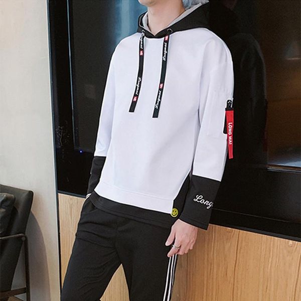 men's hoodies & sweatshirts men sweat hoodie autumn 2021 round neck european and american long sleeve clothes, Black
men's hoodies & sweatshirts men sweat hoodie autumn 2021 round neck european and american long sleeve clothes, Black