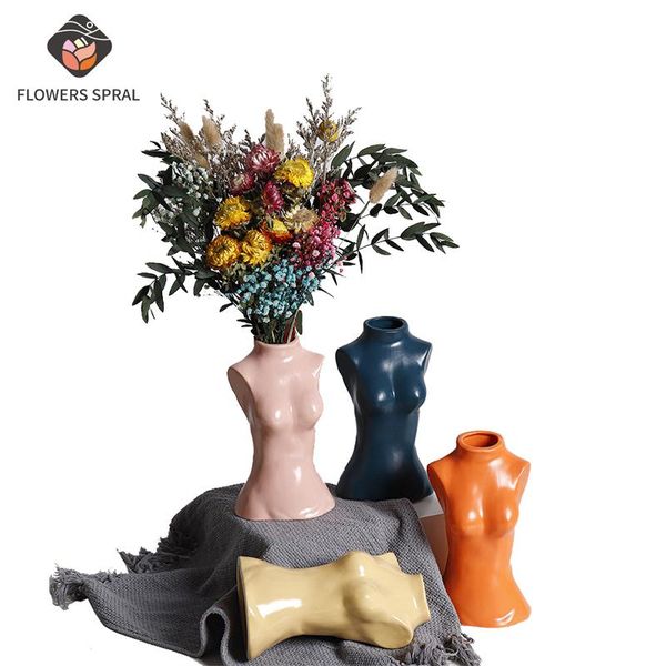 personality ceramic vase broken arm naked girl home decoration dried flower arrangement office craft vases
personality ceramic vase broken arm naked girl home decoration dried flower arrangement office craft vases