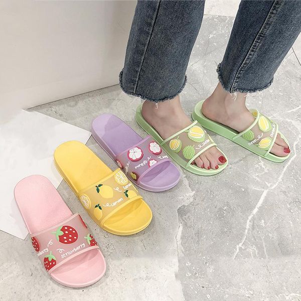 summer thick soft sole slippers women jelly color platform flip flops outdoor open toe fruit beach slides sandals, Black
summer thick soft sole slippers women jelly color platform flip flops outdoor open toe fruit beach slides sandals, Black