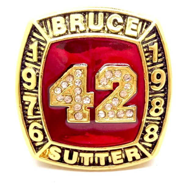 1976 1988 bruce sutter hall of fame world memorial memorial collection replica ring sizes can be customized, Silver
1976 1988 bruce sutter hall of fame world memorial memorial collection replica ring sizes can be customized, Silver