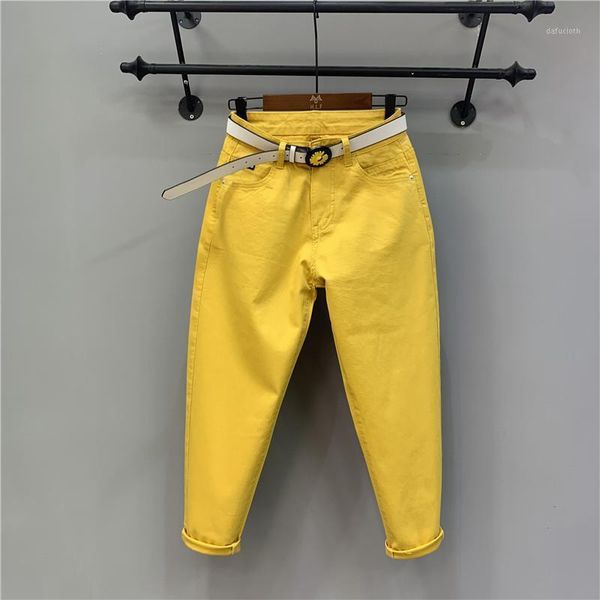 women's jeans large size women denim pants 2021 fashion summer candy color solid high waist stretch ankle-length trousers, Blue
women's jeans large size women denim pants 2021 fashion summer candy color solid high waist stretch ankle-length trousers, Blue
