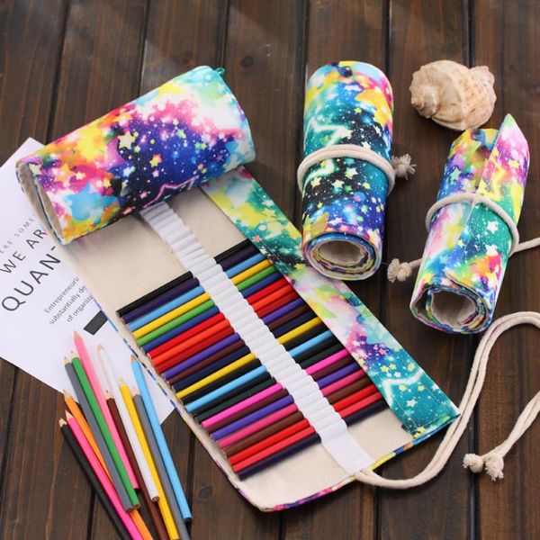 pencil bags painting brush roll up bag star pen 36 / 48 72 hole student canvas colored lead case sketch
pencil bags painting brush roll up bag star pen 36 / 48 72 hole student canvas colored lead case sketch