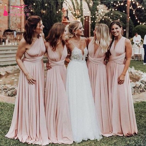 bridesmaid dress long dresses variety of wear 2021 backless wedding party vestido de festa casamento dqg1164, White;pink
bridesmaid dress long dresses variety of wear 2021 backless wedding party vestido de festa casamento dqg1164, White;pink