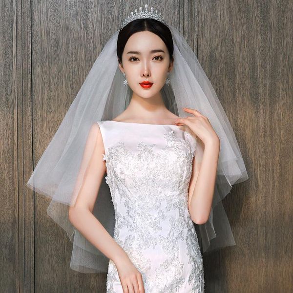 bridal veils fashion white veil short tulle bride s handmade wedding party accessories 60-80 cm ivory with comb, Black
bridal veils fashion white veil short tulle bride s handmade wedding party accessories 60-80 cm ivory with comb, Black
