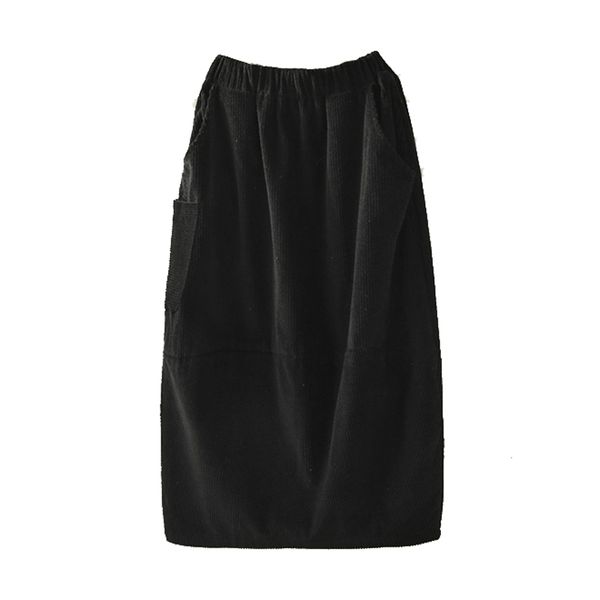 black gray brown lace elastic waist lantern midi skirt elegant solid autumn corduroy pocket s0190 210514
black gray brown lace elastic waist lantern midi skirt elegant solid autumn corduroy pocket s0190 210514