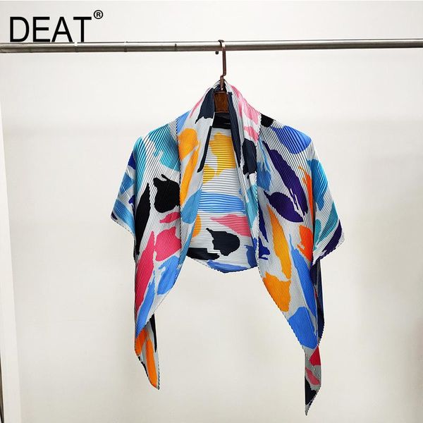 pleated jackets woman hit color print elastic sleeve cardigan patchwork sleeveless coat 2021 summer fashion ht411 women's, Black;brown
pleated jackets woman hit color print elastic sleeve cardigan patchwork sleeveless coat 2021 summer fashion ht411 women's, Black;brown