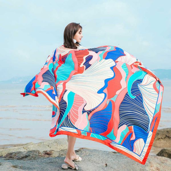 2021 net red extended national style sunscreen shawl travel po ins cotton linen scarf women, Blue;gray
2021 net red extended national style sunscreen shawl travel po ins cotton linen scarf women, Blue;gray