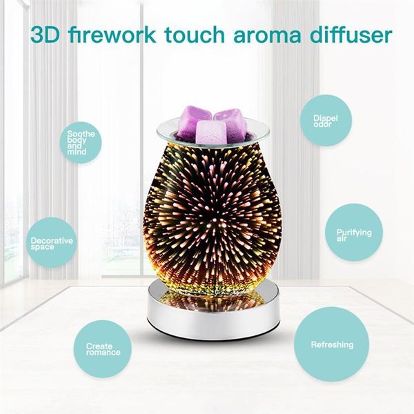 fragrance lamps practice oil diffuser electric candle warmer glass wax melt with 3d firework effect night light tart burner aroma decor
fragrance lamps practice oil diffuser electric candle warmer glass wax melt with 3d firework effect night light tart burner aroma decor