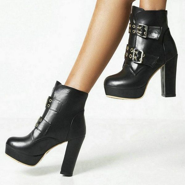 boots 2021 pu leather women ankle platform square high heel ladies short round toe buckle women's shoes black purple pink
boots 2021 pu leather women ankle platform square high heel ladies short round toe buckle women's shoes black purple pink