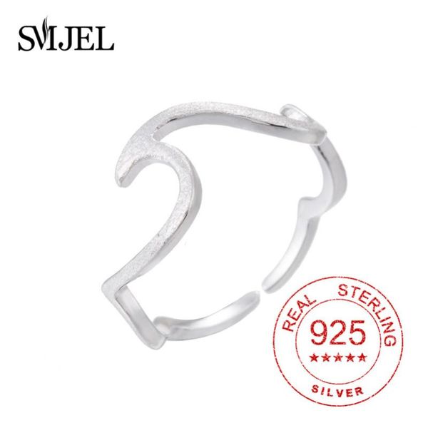 cluster rings 100% 925 sterling silver geometric for women simple fashion jewelry wave adjustable statement anel, Golden;silver
cluster rings 100% 925 sterling silver geometric for women simple fashion jewelry wave adjustable statement anel, Golden;silver