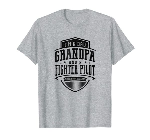 family father's day i'm a dad a fighter pilot t-shirt men, White;black