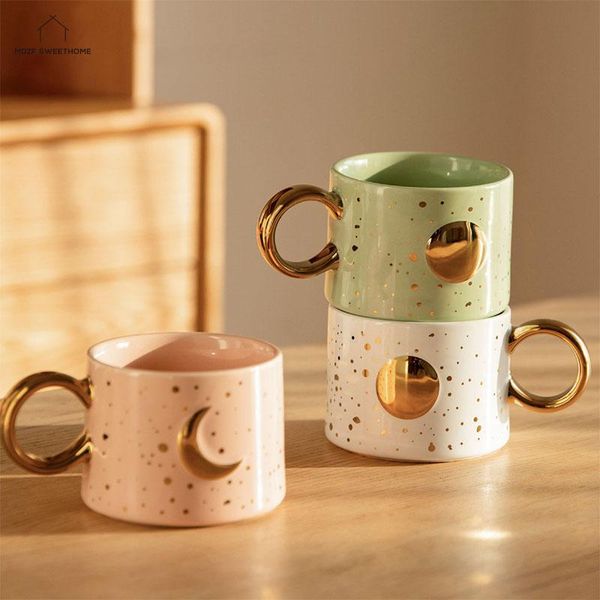 mugs mdzf sweethome 300ml moon sun ceramic mug gold handgrip coffee milk cup creative home office water couple gift
mugs mdzf sweethome 300ml moon sun ceramic mug gold handgrip coffee milk cup creative home office water couple gift