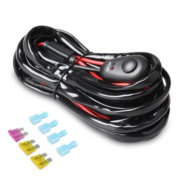 other lighting system nao led light bar 2m car wire harness kit 2 leads 12v 24v switch power relay blade fuse for auto truck offroad work
other lighting system nao led light bar 2m car wire harness kit 2 leads 12v 24v switch power relay blade fuse for auto truck offroad work