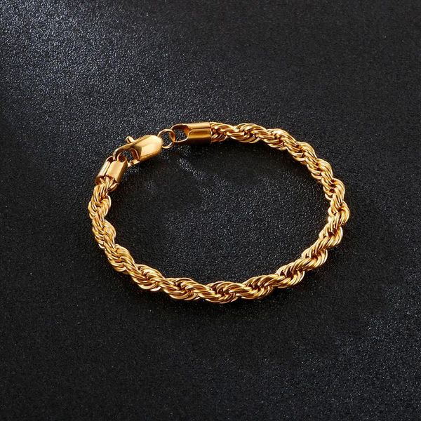 link, chain man & woman jewelry store 6mm stainless steel rope bracelet men simple trendy black/gold/silver color jb129863-z
link, chain man & woman jewelry store 6mm stainless steel rope bracelet men simple trendy black/gold/silver color jb129863-z