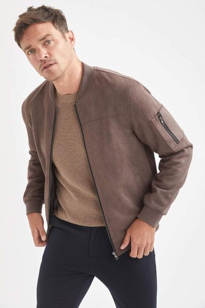 men's jackets spring man coats & suede bomber coat outerwear warm fashion, Black;brown
men's jackets spring man coats & suede bomber coat outerwear warm fashion, Black;brown