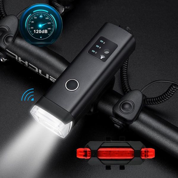 smart induction bicycle light front set with horn usb rechargeable led bike lights waterproof cycling headlight accessories
smart induction bicycle light front set with horn usb rechargeable led bike lights waterproof cycling headlight accessories