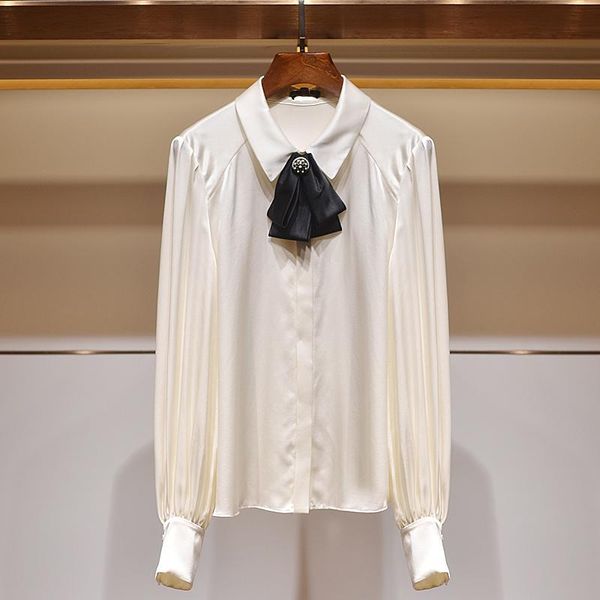 fashion women's blouses & shirts 2021 runway luxury european design party style clothing, White
fashion women's blouses & shirts 2021 runway luxury european design party style clothing, White