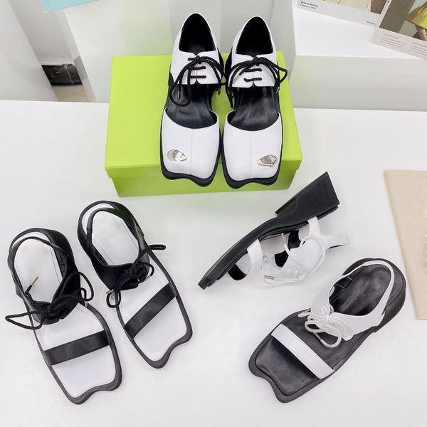 sandals summer square toe women fashion ins shoes casual genuine leather lace-up woman, Black
sandals summer square toe women fashion ins shoes casual genuine leather lace-up woman, Black