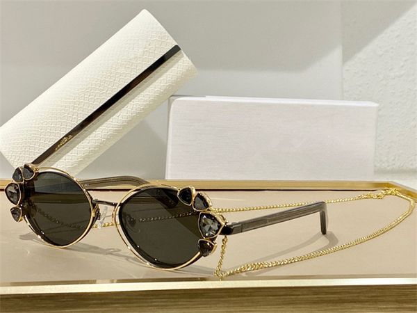 sunglasses for women summer style anti-ultraviolet shine retro oval metal frame diamond chain fashion eyeglasses random box, White;black
sunglasses for women summer style anti-ultraviolet shine retro oval metal frame diamond chain fashion eyeglasses random box, White;black
