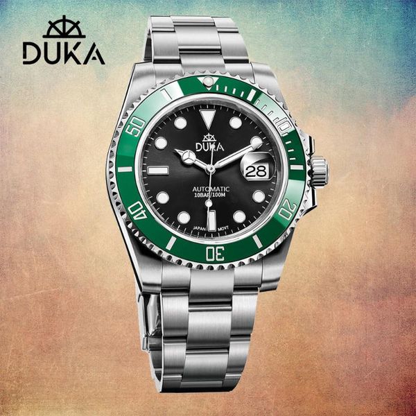 wristwatches 2021 duka watches men nh35 automatic business casual mechanical relogio masculino, Slivery;brown
wristwatches 2021 duka watches men nh35 automatic business casual mechanical relogio masculino, Slivery;brown