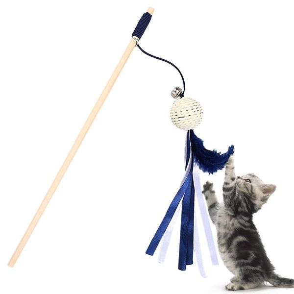 pet cat teaser multi color bird feather plush wand catcher stick mouse fish interactive toys with bell
pet cat teaser multi color bird feather plush wand catcher stick mouse fish interactive toys with bell