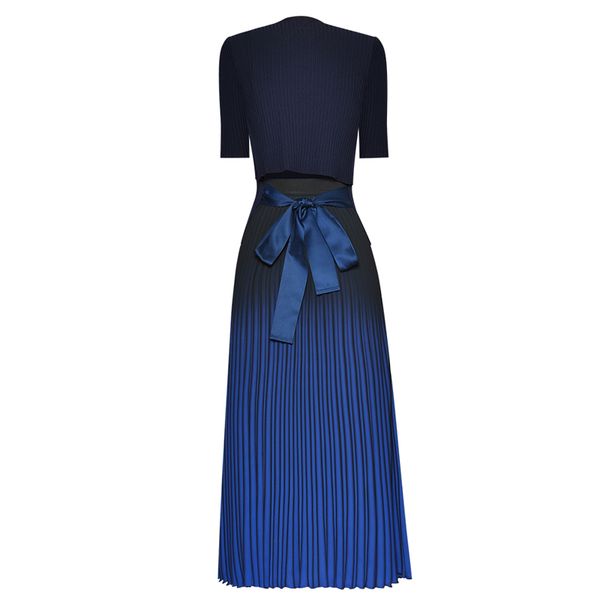 dress seqinyy elegant suit knitting upper belt black-blue plied skirt long 2021 spring fashion design female office lady, White
dress seqinyy elegant suit knitting upper belt black-blue plied skirt long 2021 spring fashion design female office lady, White