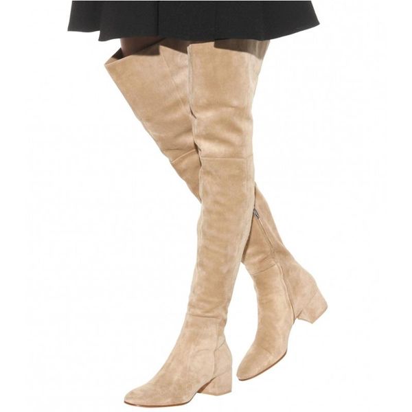 boots medium heel suede over the knee round toe block winter women dress shoes arrivals square heeled long, Black
boots medium heel suede over the knee round toe block winter women dress shoes arrivals square heeled long, Black