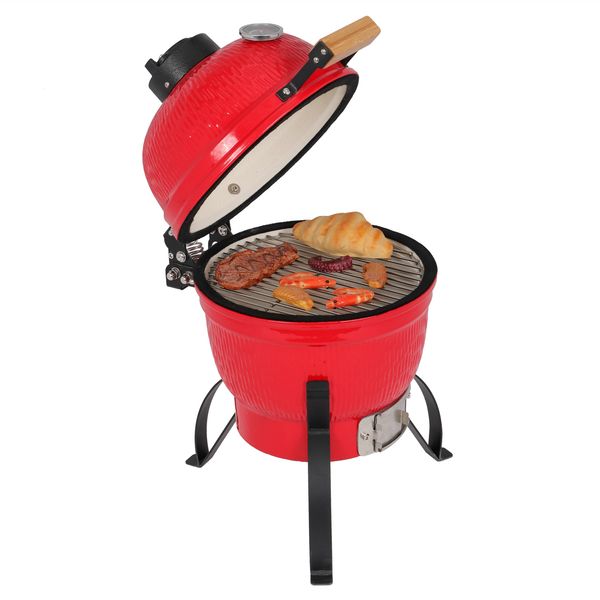 ceramic barbecue grill portable charcoal smoked chicken multi-function pizza oven european and american outdoor park camrping picnic red
ceramic barbecue grill portable charcoal smoked chicken multi-function pizza oven european and american outdoor park camrping picnic red