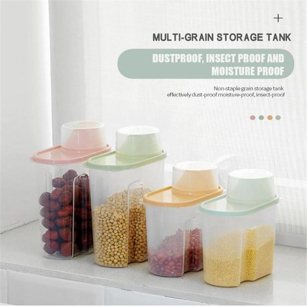 storage bottles & jars kitchen multi-grain tank food dry goods box plastic sealed @t
storage bottles & jars kitchen multi-grain tank food dry goods box plastic sealed @t