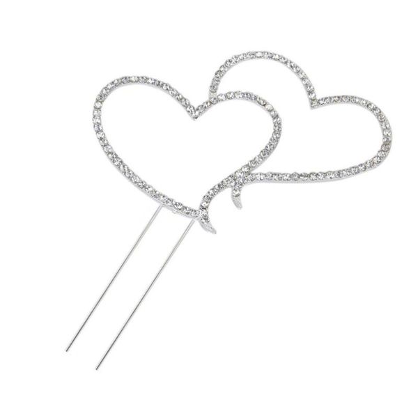 other festive & party supplies delicate sparkling crystal rhinestones double love heart shape wedding cake er decoration - size (silver)
other festive & party supplies delicate sparkling crystal rhinestones double love heart shape wedding cake er decoration - size (silver)