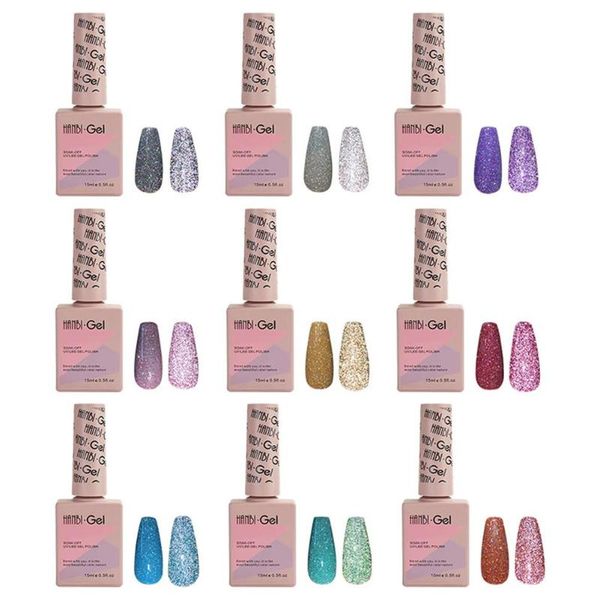nail gel 9 colors 15ml reflective glitter diamond uv glow base coat of nails macaron polish soak off art for manicure, Red;pink
nail gel 9 colors 15ml reflective glitter diamond uv glow base coat of nails macaron polish soak off art for manicure, Red;pink