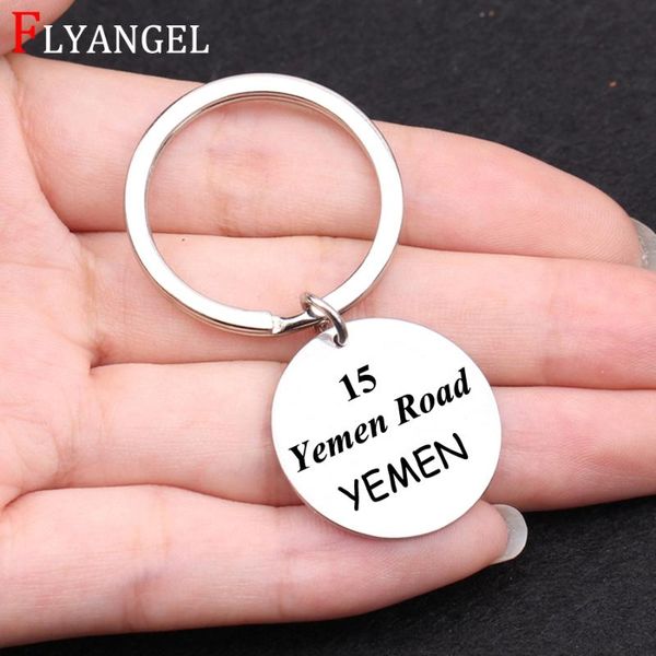 keychains fashion jewelry engraved 15 yemen road chandler bing friends tv show inspired keychain for funny stainless steel keyring, Silver
keychains fashion jewelry engraved 15 yemen road chandler bing friends tv show inspired keychain for funny stainless steel keyring, Silver