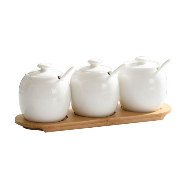 storage bottles & jars household sugar bowl ceramic seasoning jar salt shaker kitchen can creative box with lid spoon jj468
storage bottles & jars household sugar bowl ceramic seasoning jar salt shaker kitchen can creative box with lid spoon jj468