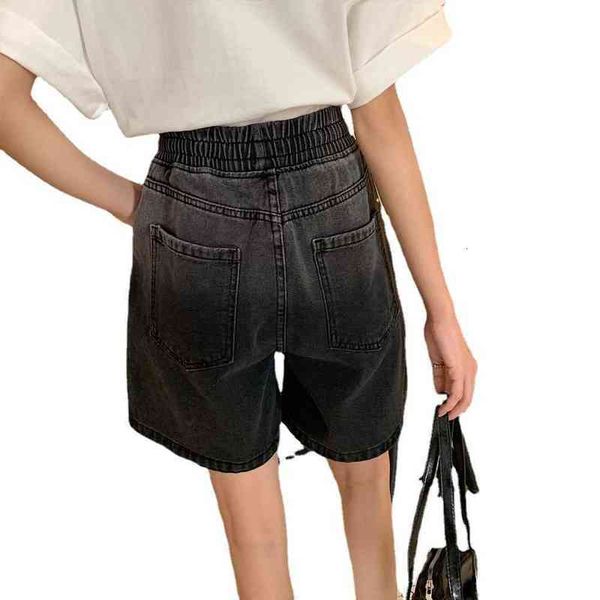 niche personality chic gradient high waist jeans women's 2021 summer slim wide leg short pants, Blue
niche personality chic gradient high waist jeans women's 2021 summer slim wide leg short pants, Blue