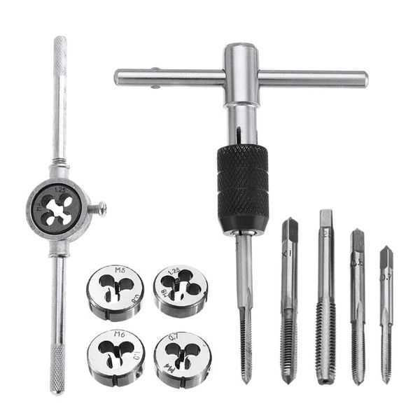hand tools 10pcs m4-m8 tap and die set screw thread plug taps wrench alloy steel tapping hardware
hand tools 10pcs m4-m8 tap and die set screw thread plug taps wrench alloy steel tapping hardware